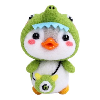 Iammini 戳一戳製作羊毛氈針氈套組, 鱷魚 企鵝, 1套