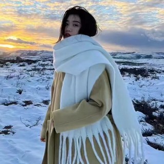 PEONIST 馬海毛糖果色長款圍巾