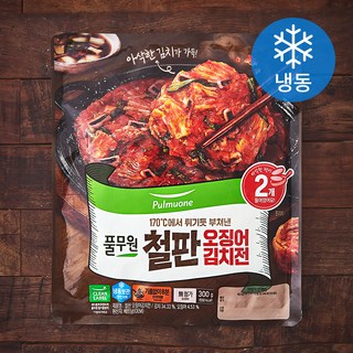 풀무원 철판 오징어 김치전 (냉동), 300g, 1개