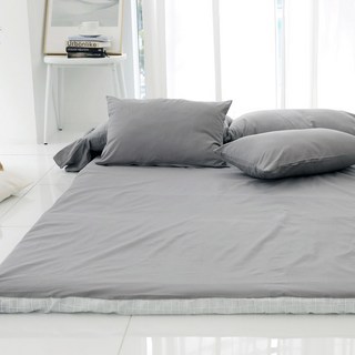 스코홈 국내 제조 순면 해피시리즈 홑겹 요커버, 해피그레이