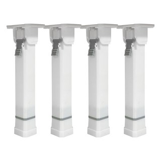 Story Furniture 韓國製造 4段高度調節 桌腳 4入, 白色