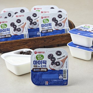 서울우유 마이픽 꺾어먹는 요거트 쿠키링, 131g, 1개입, 12개