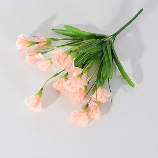 Ttabongoppa 人造花 雙親節 豐盛康乃馨 31cm JNH1383, 淺粉色