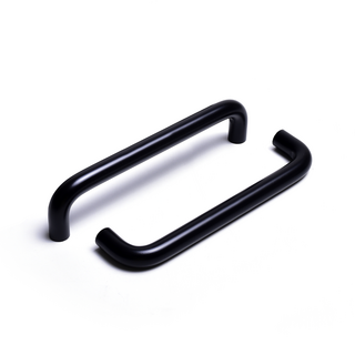 把手世界 14Φ 基本款 雙孔 家具把手 黑色 P160, 2個