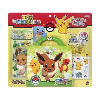 PoKeMoN 寶可夢 Happy Day貼紙吊飾裝飾組 伊布, 混色, 1組