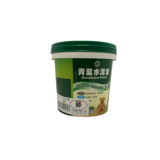 青葉油漆 1000平光水性室內漆 L A1000F0110L 110 藤色, 1罐, 1L