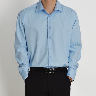 가이스토리 남성용 빅사이즈 기본 무지 스판 데일리 셔츠