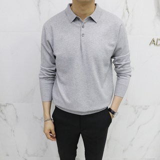 Ador 經典鈕扣領亨利領羊絨長袖針織衫 (ZR)