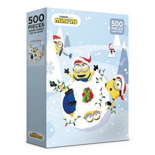 minions 小小兵 卡通圖案拼圖, 500片, AL5330, 1盒