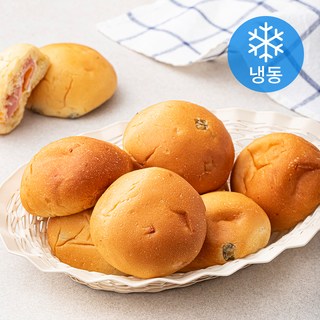 그녀의빵공장 햄치즈 야채 모닝빵 8개입 (냉동), 280g, 1개