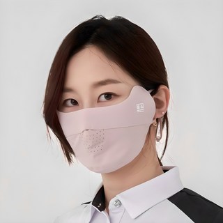 BIAN 防曬運動面罩, 粉色, 1個