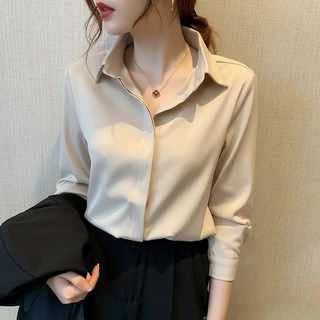 Goodif 女士素色雪紡襯衫