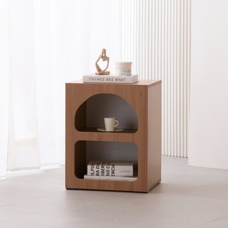 JD FURNITURE 韓國製造 Modi 390 多用途收納邊桌 L(390 x 315 x 510 mm), 相思木, 1個