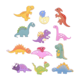 Buyme 夜光恐龍洞洞鞋裝飾 12款 2號款