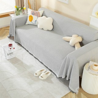 GUNU 사계절 소파 담요 블랭킷, 그레이, 1개