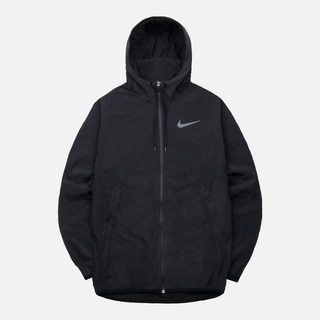 NIKE 男款 PRO THERMA FIT 冬季凸起拉鍊連帽衫