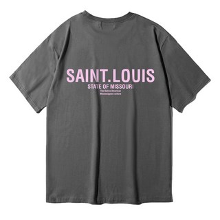 이지스튜디오 세인트루이스 W 20수 코튼 오버핏 빅사이즈 통기성 반팔티