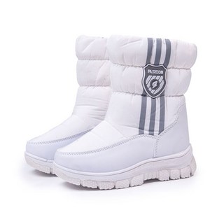 童款拉鍊保暖內刷毛雪靴