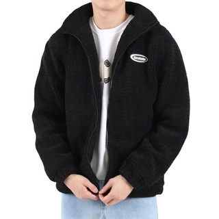 男款羊羔毛高領拉鍊夾克 YX184