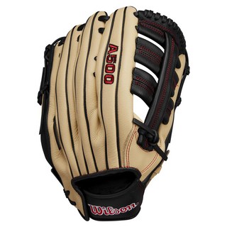 Wilson A500 左手用棒球手套 WBW102545, 1個, 金發女郎