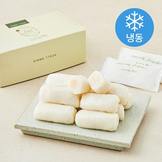 김미떡 저당 백앙금 미니 가래떡 (냉동), 40g, 1개, 10개입