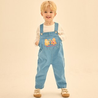 Care Bears 兒童款 Friends 鬚邊丹寧吊帶褲
