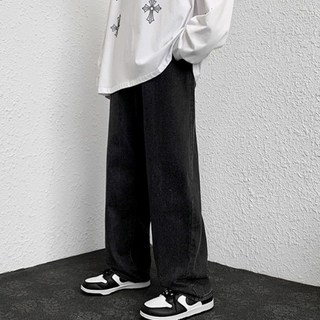 JTL 男士日常寬版牛仔褲