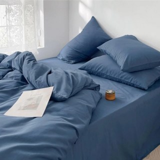 Aaron 艾倫生活家 經典素色舒柔棉床包被套4件組