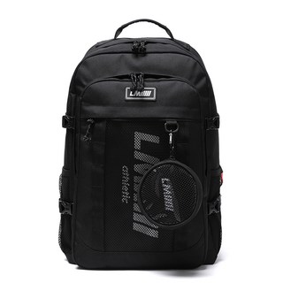 Lemine 基本款網眼後背包, 黑色