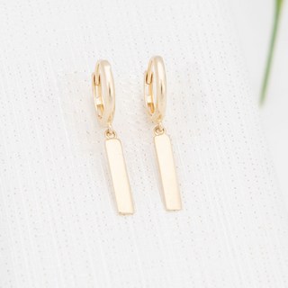 Rookiestone 女性用 18K Mont 長條耳環 + 購物袋