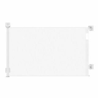 H&R 安室家 86X140CM 伸縮圍欄 安全門 寵物圍欄 樓梯門欄, 1個, 米白色