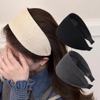 하우블리 멜로우데이 귀 안아픈 넓은 와이드 헤어밴드 여성 머리띠 3종 세트