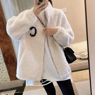 PEONIST 棒球設計Fleece刷毛拉鍊外套