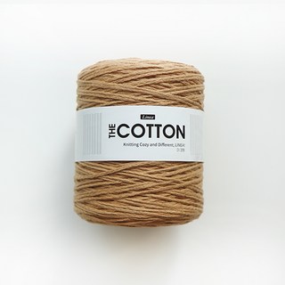 Linea The Cotton 精梳棉編織線 260m 200g, 1個, 909 黃棕色