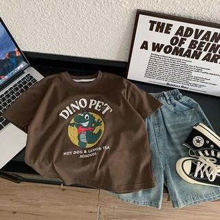 Starbean 男童小恐龍短袖T恤