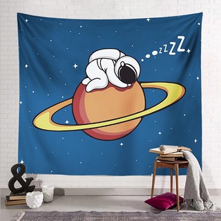 에어 우주 감성 일러스트 패브릭 포스터, E 피치기모