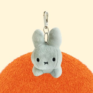 Miffy Bruna Family兔子玩偶吊飾, 10cm, 灰色, 1個