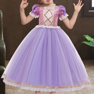 Iyumong 女童 Dimerin 亮片蕾絲公主裙