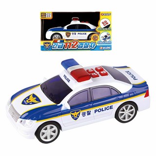 BUNNYLAND 112警車玩具, 1個, 警車 白色 + 藍色