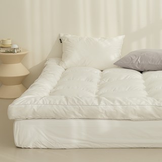 Homesliving 福爾摩斯生活 雙面床墊托普, 白色