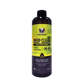 HIGLOSEE 深層清潔預洗酸性, 500ml, 1個