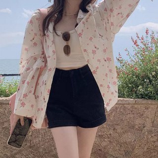 MEICHEL 女款 Sopien 可愛花朵玫瑰罩衫襯衫 11074