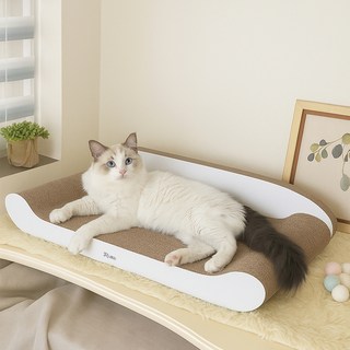 레토 고양이 소파 스크래쳐 LCH-ST07, 화이트, 1개