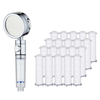 마더센트 온앤오프 필터샤워기 + 리필 필터 20p 세트, 1개, 화이트