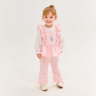 Esther Bunny Little Love Me 荷葉邊馬甲上衣下著套裝