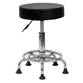 21C Trend 加大坐墊旋轉工作椅 009B 固定腳, 黑色, 1組