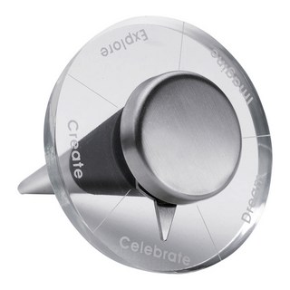 reflects 旋轉指針酒瓶塞, 1個, 銀色