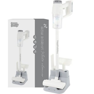 happy play 無線吸塵器玩具, 1個, 白色