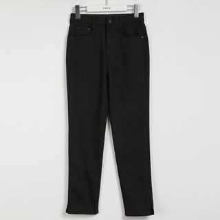 TWEE 女款內帶開叉8分直筒褲 tps0221