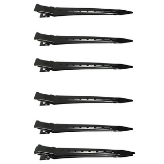 Icores 9公分黑色髮夾 6入